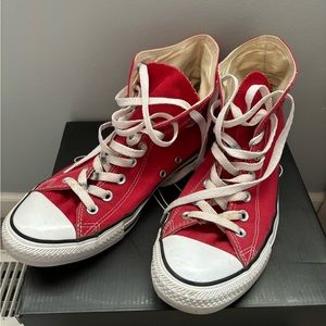 CONVERSE size men’s 9, red